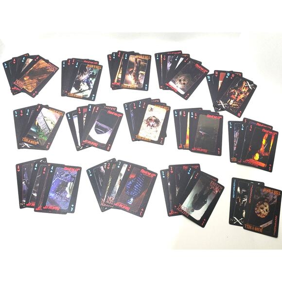 Friday the 13th Jason Voorhees Halloween Playing Cards Aquarius Opened - Picture 3 of 8